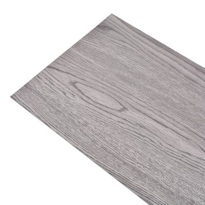 vidaXL Nesamolepilne PVC talne plošče 5,26 m² 2 mm temno sive