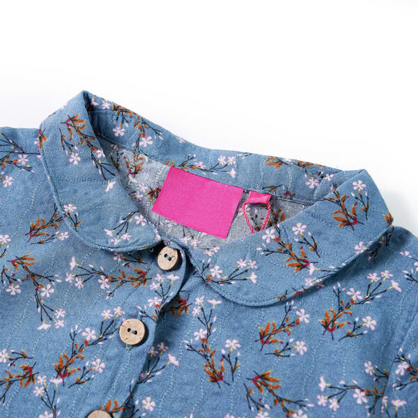 Otro&scaron;ka obleka z dolgimi rokavi bencinsko modra 92