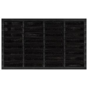 vidaXL Predpražnik pravokoten 45x75 cm guma in kokosova vlakna