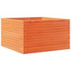 vidaXL Vrtno cvetlično korito vo&scaron;čeno 80x80x45,5 cm trdna borovina