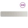 vidaXL Robniki za trato 30 kosov 20x103 cm iz nerjavečega jekla