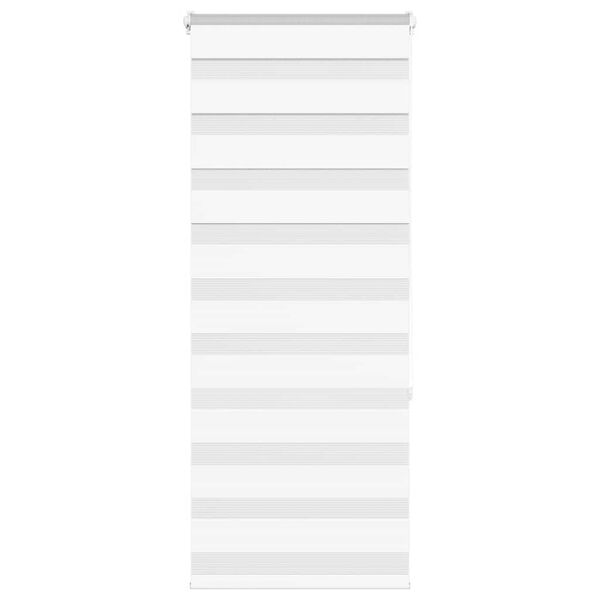 vidaXL Zebra senčilo bela 60x150 cm tkanina &scaron;irina 55,9cm poliester