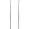 vidaXL 2 Teleskopski Nogi za Mizo Nerjaveče Jeklo 710 mm - 1100 mm