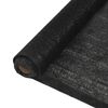 vidaXL Mreža za zasebnost HDPE 1,5x25 m črna