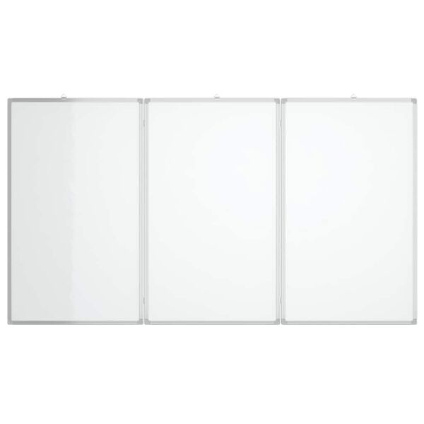 vidaXL Magnetna tabla zložljiva 180x100x1,7 cm aluminij