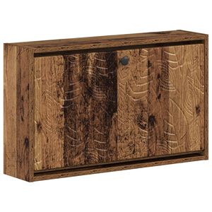 vidaXL Omara za čevlje, pritrjena na steno DELFT 71 x 17 x 43 cm