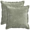 vidaXL Prevleka za blazino 2 kos HOUTEN Zelena 30 x 30 cm