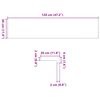 vidaXL Podloge za stopnice 16 kosov rjave 120x30x2 cm trdna hrastovina