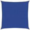 vidaXL Senčno jadro 160 g/m&sup2; kvadratno modro 3x3 m HDPE