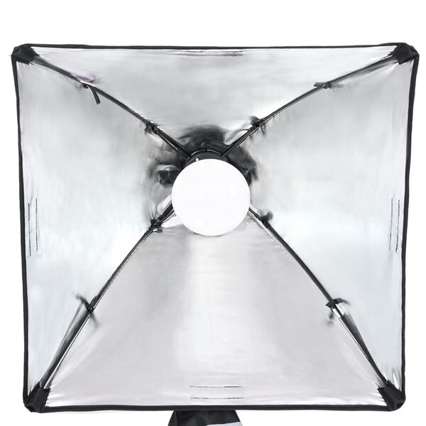 vidaXL Komplet za foto studio z lučmi, ozadjem in odbojnikom