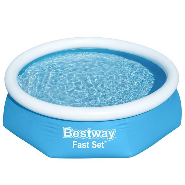 Bestway Fast Set Napihljiv bazen okrogel 244x61 cm 57265