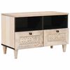 vidaXL TV enote Bela 70 x 33 x 46 cm Inženirski les