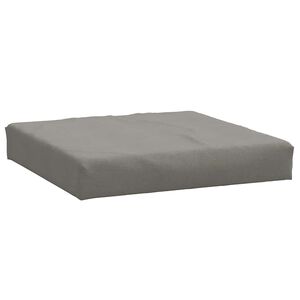 vidaXL Blazina za palete melanž temno siva 60x60x9,5 cm blago