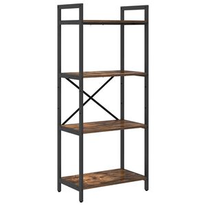 vidaXL Knjižna polica 4 ravni 56 x 34 x 133,5 cm Inženirski les