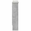 vidaXL Pokrov radiatorja Betonsko siva 78 x 19 x 81,5 cm