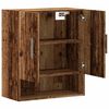 vidaXL Stenska omarica Old Wood 60x31x70 cm Inženirski les