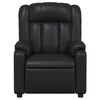 vidaXL Naslanjač črno umetno usnje