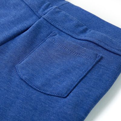 Otroške kratke hlače z vrvico modra melange 92