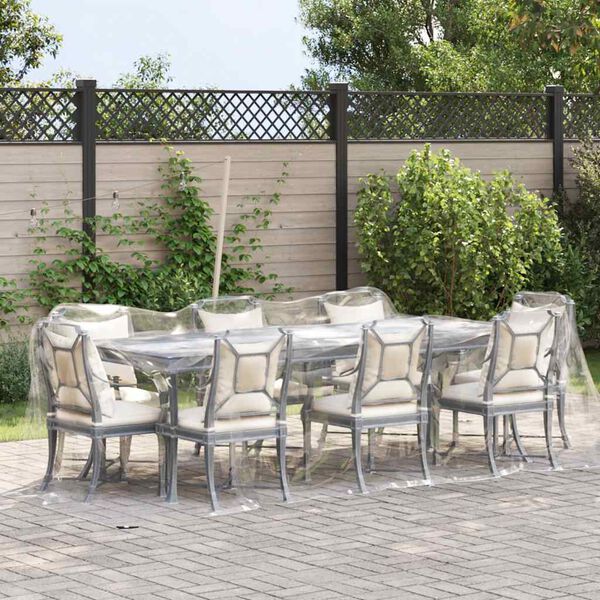 vidaXL Prozorna ponjava z u&scaron;esi 2x6 m PVC