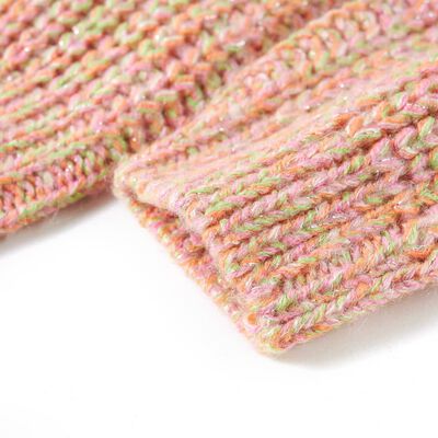 Otroški pulover pleten nežno pink 92