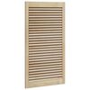 vidaXL Vrata omare z vrati Naravna 110 x 59,5 cm Trdna borovina