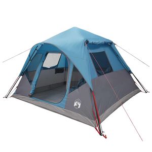 vidaXL Takoj&scaron;nji &scaron;otor Modra 305 x 275 x 190 cm Poliester in jeklo