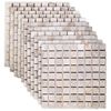 vidaXL Mozaik plo&scaron;čice Krem 30 x 30 cm Marmor