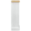 vidaXL Knjižna omara Bela 46 x 29 x 100 cm Masivno borovo les