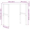vidaXL Delovna miza svetlo rjava 100x60x(71,5-98) cm trdna hrastovina