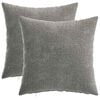 vidaXL Prevleka za blazino 2 pcs HEERLEN Temno siva 40 x 40 cm