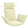 vidaXL Adirondack blazina PUTTEN 100% poliester Krem 60 x 145 x 10 cm