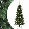 vidaXL Umetna božična jelka z bučko 120 cm 150 LED Toplo bela