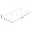 vidaXL Stenska glavna postelja 12 pcs krema 60 x 30 cm Umjetno usnje