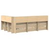vidaXL Polica postelja Sonoma hrast 120 x 190 cm Konstruiran les