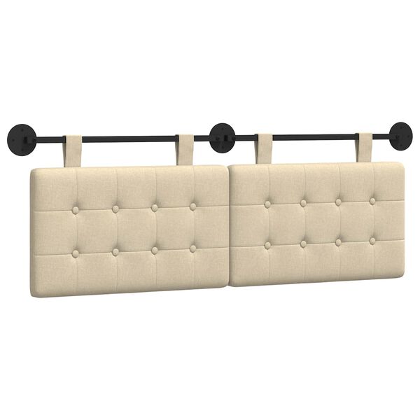 vidaXL Visoki naslon za glavo Namestitev na steno blago