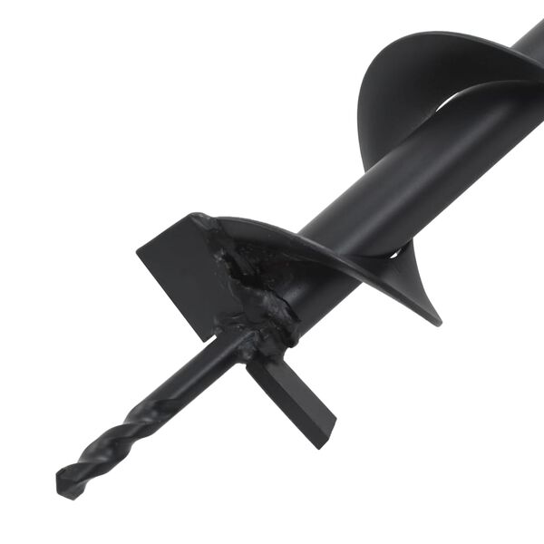 vidaXL Zemeljski sveder iz jekla 80 mm