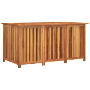 vidaXL Vrtna &scaron;katla za shranjevanje 150x80x75 cm trden akacijev les
