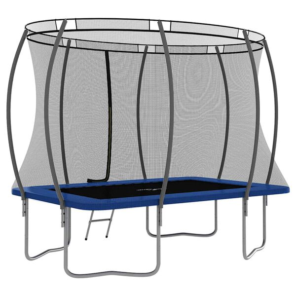 vidaXL Trampolin komplet pravokoten 274x183x76 cm 150 kg