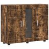 vidaXL Lesena omara Dimljeni oreh 88,5 x 30,5 x 73 cm Konstruiran les