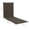vidaXL Blazina za počivalnik antracitna 180x55x3 cm