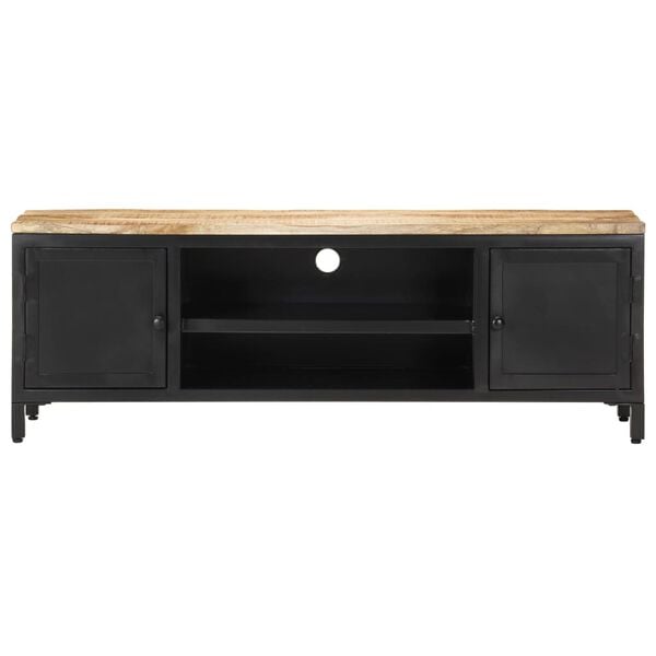 vidaXL TV omarica 120x30x40 cm trden robusten mangov les