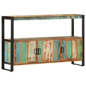 vidaXL Komoda 120x30x75 cm trden predelan les