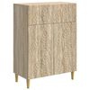 vidaXL Strani &scaron;al Sonoma hrast 66 x 34,5 x 90 cm Inženirski les