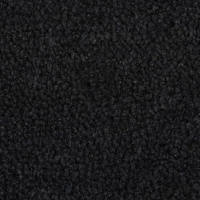vidaXL Predpražnik črne barve 90x150 cm kokosova vlakna