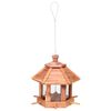 HI Viseča ptičja hišica rjava