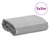 vidaXL Ponjava siva 5x5 m 650 g/m²