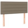 vidaXL Box spring postelja z vzmetnico taupe 90x190 cm blago