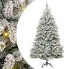 vidaXL Umestno božično drevo 270 cm 300 LED Toplo bela PVC in jeklo