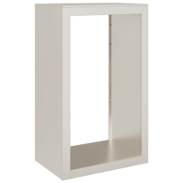 vidaXL Stojalo za drva 60x40x100 cm Vremensko odporno jeklo