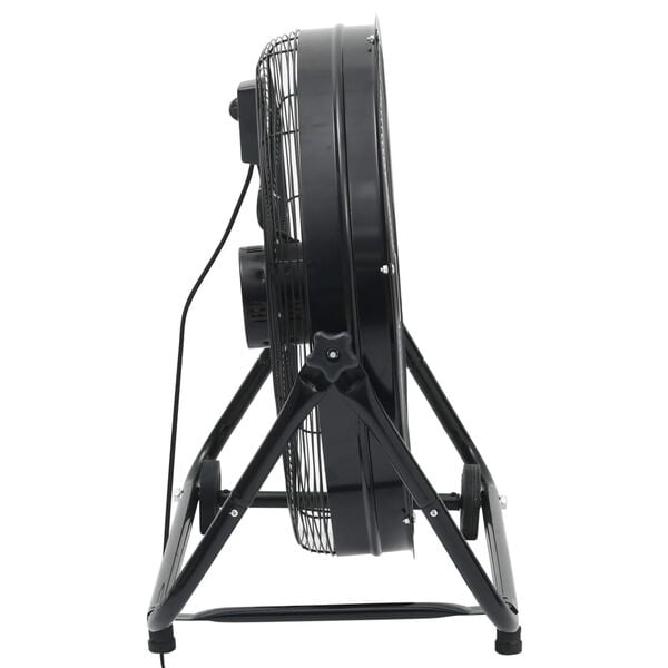 vidaXL Industrijski bobnasti ventilator 60 cm 172,5 W črn